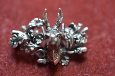 Jagd u.Trachten Nadel Handgemacht 835 Silber