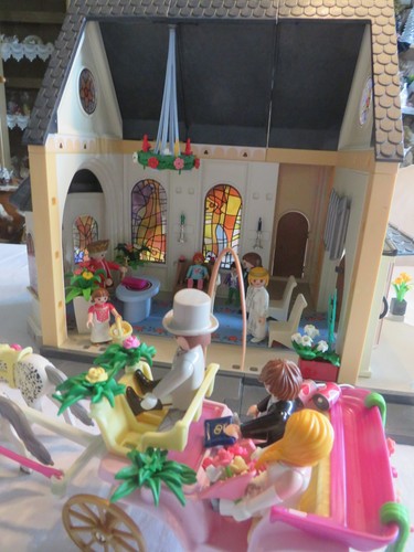 Playmobil kirche mit hochzeit - mit,