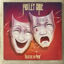 Mötley Crüe – Theatre Of Pain, Vinyl, Elektra – 960 418-1, Black/Red Labels 1985