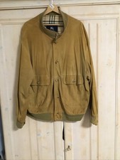 Lederjacke Burberry, hellbraun, Größe 56, Guter Zustand
