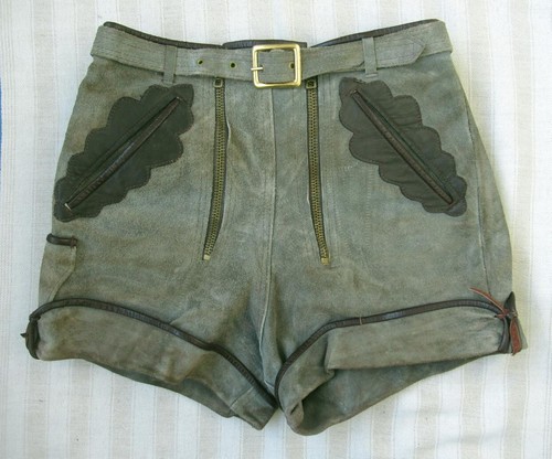Graue lederhose pfadfinder - -,