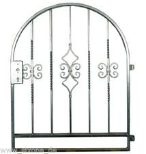 Komplett Set Gartentor Gartentür Gartenpforte Metalltor verzinkt inkl Montageset