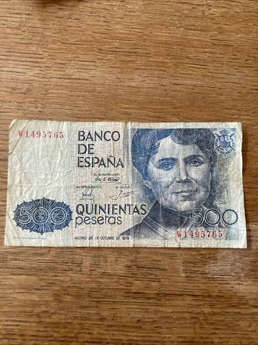 500 pesetas 1979 - pesetas,