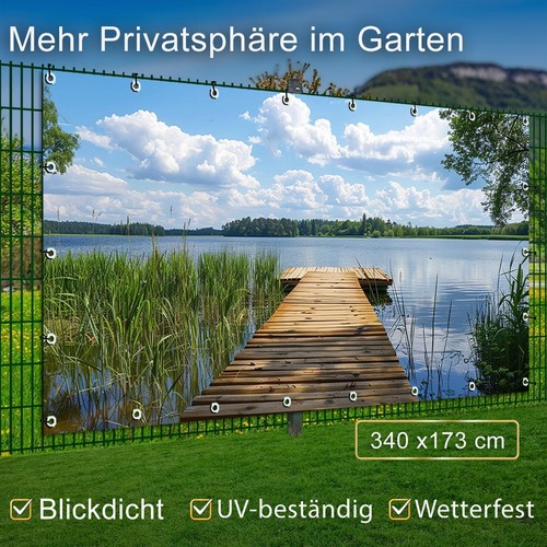 Garten sichtschutzbanner pvc - garten,