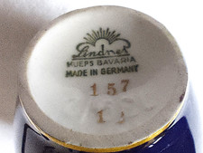 Lindner Vase Kobaltblau und