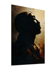 Tupac Leinwand Bild abstrakt