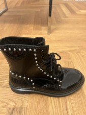 Red Valentino Gummi Stiefel
