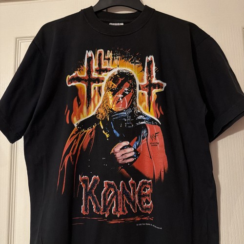 Vintage kane wwf shirt 1998 - vintage,