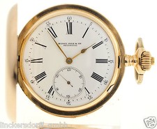 BOREL FILS & CIE-MINUTENREPETITION -TASCHENUHR IN 14ct GOLD,GESAMTGEWICHT 124 GR