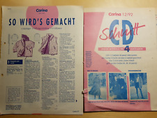 Schnittmusterbogen Nähen Carina  Brigitte 1989 1992 1995 2009 zum Aussuchen