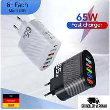 ⚡ 6-Port USB Ladegerät 65W