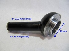 Leitz Wetzlar Monokulartubus 45° Winkeltubus Mikroskop Tubus Teleskop 8x Okular