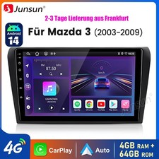 Für Mazda 3 2003-2009 4+64GB Carplay Android 14 Autoradio GPS Navi WIFI SWC DAB+