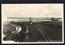 Ansichtskarte Grube Ilse /N.-L., Abraum-Förderbrücke Ilse-Ost 
