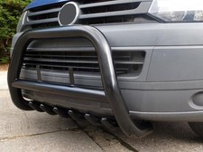 HSP Frontschutzbügel Frontbügel 3" passend für VW T5 03-15 mit ABE Schwarz black