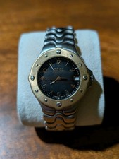 EBEL Sportwave Armbanduhr 36mm Stahl & Gold / Quarz / Fullset mit Box