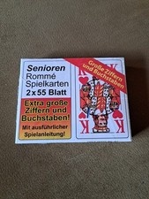 2 x 55 Blatt Senioren Rommé