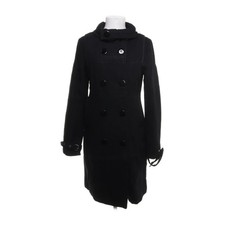 Divided by H&M, Mantel, Damen, Größe: 40, Schwarz, Polyester/Viskose/Wolle #pD8