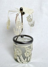 Glas-Karussell-Windlicht -