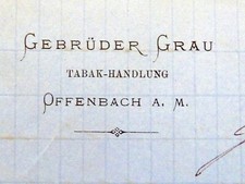 OFFENBACH 1874, Rechnung