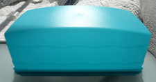 Tupperware Junge Welle Kuchenbehälter Kastenkuchenbehälter J29 türkisblau RAR NW