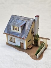 FALLER B-206 H0 EINFAMILIENHAUS m. TERRASSE gebaut VINTAGE SAMMLER MODELLBAHN 