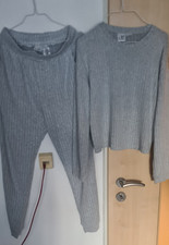 Hausanzug 2-teilig  grau Gr