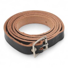 Kameragurt Tragegurt Trageriemen carrying strap in Schwarz universal aus Leder 