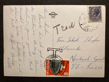 Italien 1957 Ferienkarte