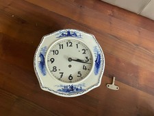 Porzellan Wanduhr 1915 antik