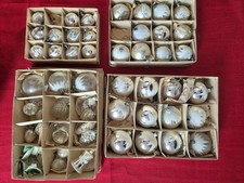 50 Tlg. Alte Christbaumkugeln Weihnachtsschmuck Weihnachtskugeln