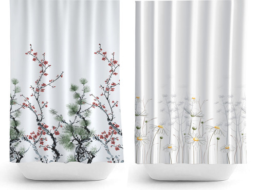Blumen stoff badezimmer - blumen,