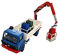 Conrad Metallmodell LKW 3058 Messer Griesheim Atlas Mercedes mit Ladekran 1:50