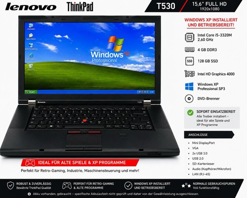 Lenovo thinkpad t530 - thinkpad, 15,6"