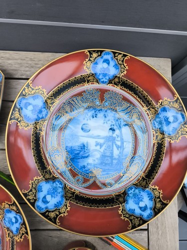 Decorative porcelain plate - decorative,