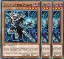 Yugioh 3x Diktator der Drachen