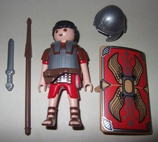 38104, Römer, Legionär, Soldat, mit Helm, Schwert, Pilum und Schild