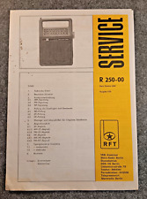 Alte Anleitung Service R 250-00 Stern Contura 2500 1975