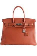 HERMÈS LEDERTASCHE ORANGE