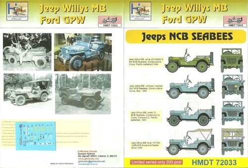 Models decals willys mb - h-models,