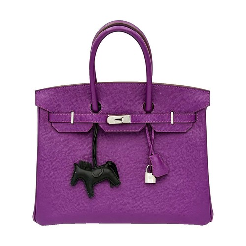 Hermes tasche lila birkin - tasche,