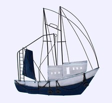 Wanddeko schiff fisch - wanddeko,