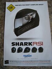 SHARK RSI PROTECTION INSTINCT HELM HI-TEK RANGE WERBUNG CA. A4 GRÖSSE DATEI 8