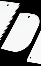 TEIGKARTE GLATT Teigschaber