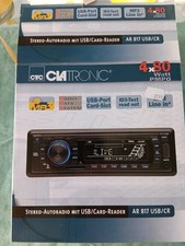 Clatronic Autoradio Radio Tuner ,USB, Card Reader,Funktion nicht Geprüft 
