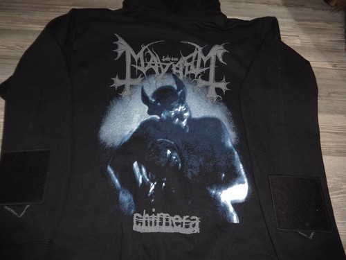 Mayhem zipper hoodie - mayhem,