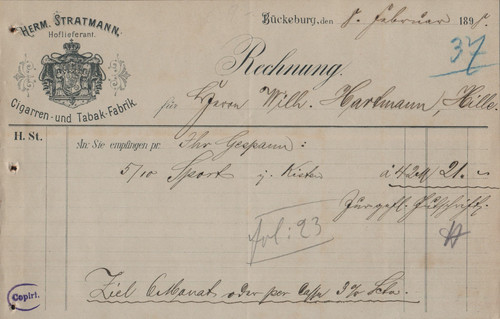 Bückeburg herm stratmann - herm.,