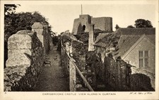 Ak Carisbrooke Isle of Wight England,  Sicht entlang der... - 4874372