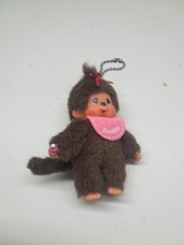 Sekiguchi Monchhichi Mon Chhichi Figur Schlüsselanhänger Rosa Latz