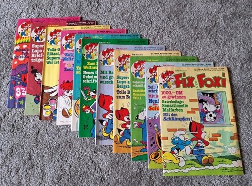 11x fix und foxi - foxi, comichefte